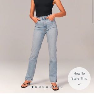 90s Ultra High Rise Straight Jeans